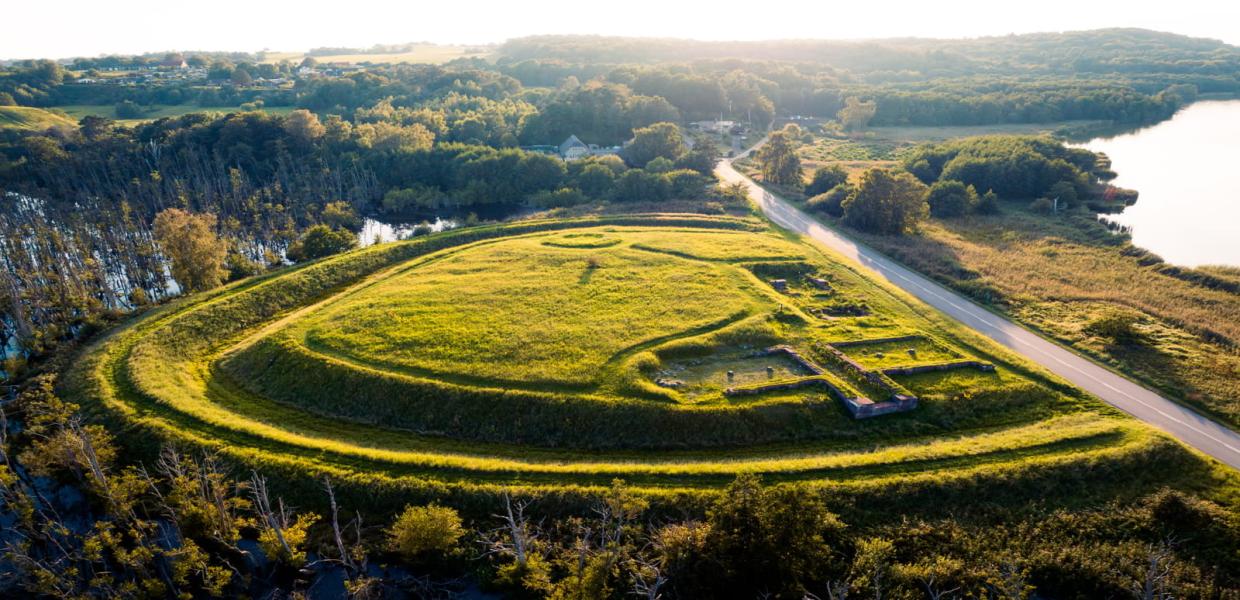 Dronningholm Slotsruin ved Frederiksværk